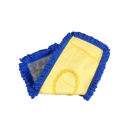 Monarch Brands Fringed Dust Mops w/ Yellow Canvas Backing - 18in, 72PK M850018-CS